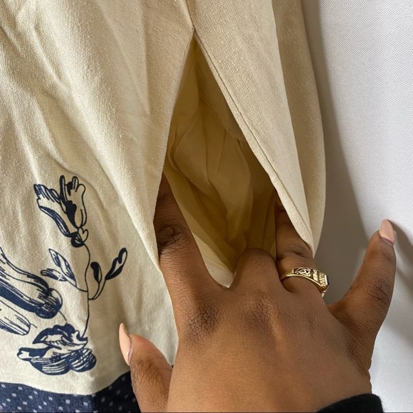 Floreat Anthropologie Sava Silk Halter Summer Midi Dress 6 Small - Picture 15 of 16